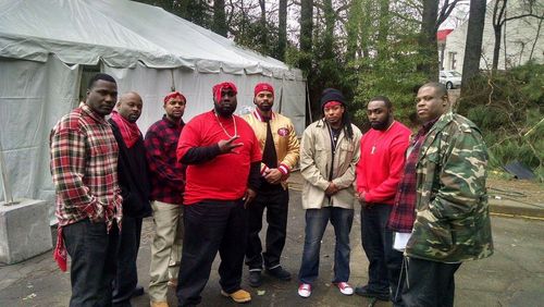 Stanley as Blood Gang Member Behind the Scenes of All Eyez on Me