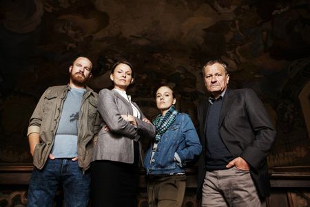 Klára Melísková, Miroslav Krobot, Stanislav Majer, and Tereza Ramba in Blue Shadows (2016)