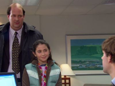 John Krasinski, Brian Baumgartner, and Haley Daniels in The Office (2005)