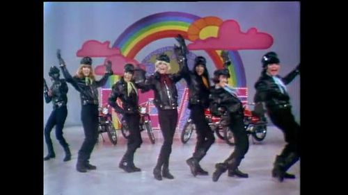 Cher, Goldie Hawn, Ruth Buzzi, Judy Carne, Teresa Graves, Pamela Rodgers, and Jo Anne Worley in Rowan & Martin's Laugh-I