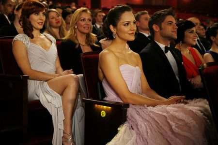 Katharine McPhee, Jeremy Jordan, Krysta Rodriguez, and Mara Davi in Smash (2012)