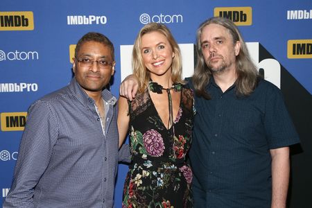 Naren Shankar and Ty Franck at an event for IMDb at San Diego Comic-Con: IMDb at San Diego Comic-Con 2018 (2018)
