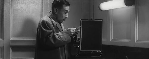 Kô Nishimura in The Bad Sleep Well (1960)