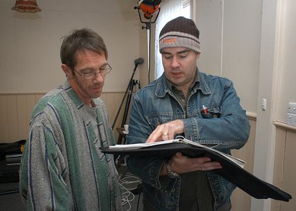 Kym Gyngell (left),Matt Norman (right)