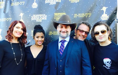 Saturn Awards 2017, Star Wars Rebels, Winner Best Animated Series. Vanessa Marshall, Tiya Sircar, Dave Filoni, Steve Blu