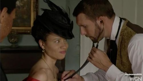 As Dr. Hazlit in UNDERGROUND with Jurnee Smollett Bell