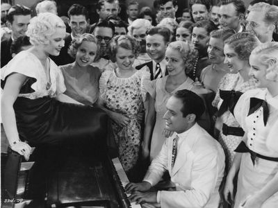 Betty Grable, Mary Blackford, Mary Carlisle, Ted Fio Rito, Florence Lake, Gordon Oliver, Sally Starr, and Eddie Tamblyn 