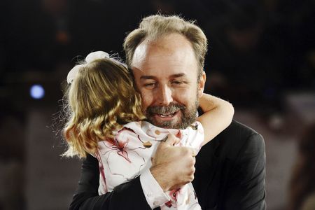 Derek Cianfrance and Florence Clery at an event for The Light Between Oceans (2016)