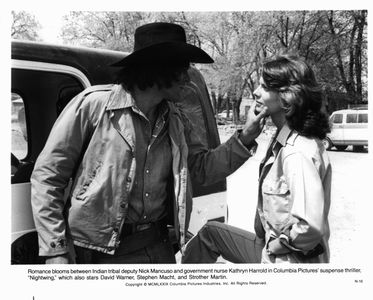 Kathryn Harrold and Nick Mancuso in Nightwing (1979)