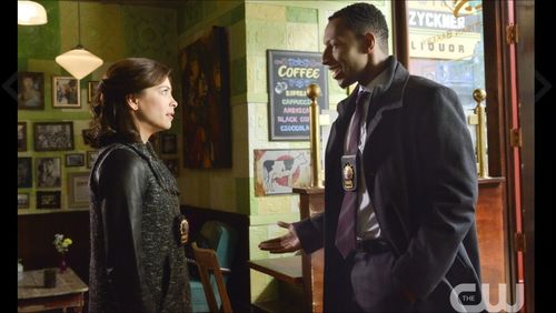Kristin Kreuk and Brandon Gill in 