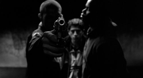 Vincent Cassel, Hubert Koundé, and Saïd Taghmaoui in La haine (1995)