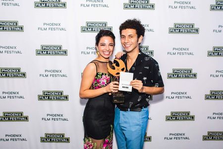 With Justin Rodriguez after Rich Kids won Best Cast at the Phoenix Film Festival