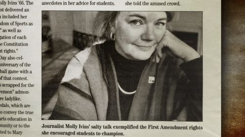Molly Ivins in Raise Hell: The Life & Times of Molly Ivins (2019)