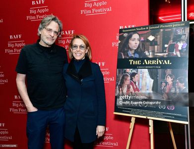 Alyssa Rallo Bennett with the writer of The Arrival, Gary O. Bennett at the NYC Premire at Big Apple Film Festival