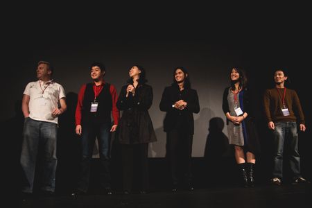 Boston Asian American Film Festival filmmakers and actors. Middle: Mimi Chan and Boo Boo Stewart