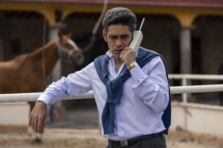 Manuel Uriza and Carlos 'The Professor' Gonzalez in Narcos: Mexico: The Reckoning (2021)