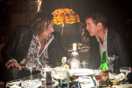 Pierce Brosnan and Dragan Marinkovic in The November Man (2014)
