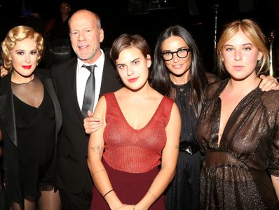 Demi Moore, Bruce Willis, Rumer Willis, Scout Willis, and Tallulah Willis