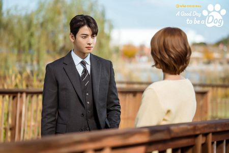 Cha Eun-Woo and Park Gyuyoung in A Good Day to be a Dog (2023)
