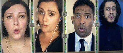 Cast of Mass Hysterical: A Comedic Cantata