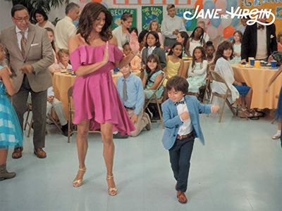 Andrea Navedo and Elias Janssen in Jane the Virgin (2014)