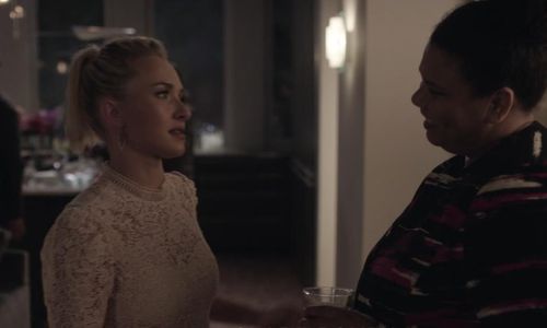 Jannette Sepwa and Hayden Panettiere on set Nashville