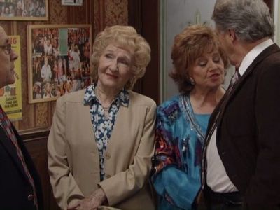 Eileen Derbyshire, Malcolm Hebden, Barbara Knox, and Philip Lowrie in Coronation Street (1960)