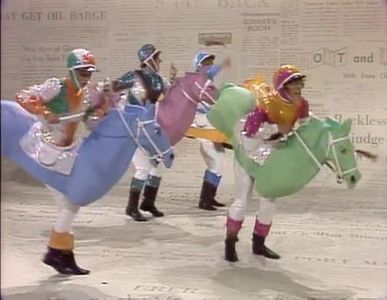 Lily Tomlin, Ruth Buzzi, Patti Deutsch, and Sarah Kennedy in Rowan & Martin's Laugh-In (1967)