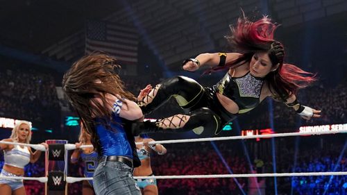 Nicola Glencross and Masami Odate in WWE Survivor Series (2019)