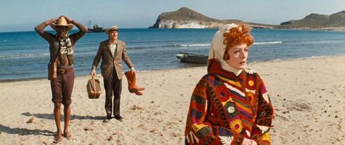 Louis Gossett Jr., Maggie Smith, and Alec McCowen in Travels with My Aunt (1972)