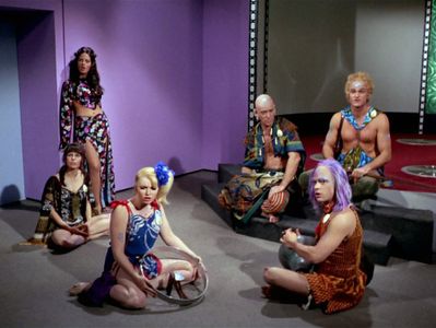 Victor Brandt, Phyllis Douglas, Deborah Downey, Skip Homeier, Charles Napier, and Mary Linda Rapelye in Star Trek (1966)