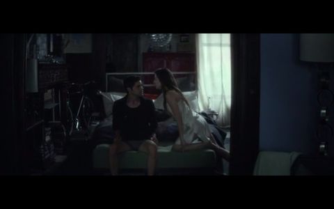 Natalie Knepp and Jeremy Jordan in 