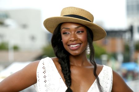 Chantel Riley at an event for Wynonna Earp (2016)