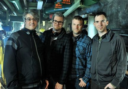 (from left) Svet Rouskov, Jeff Renfroe, Patrick Tarr, and Pascal Trottier
