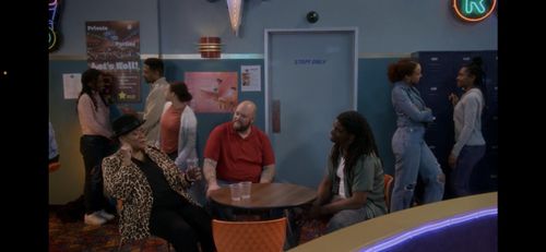 Marsha Warfield and Jon Ryckman in The Upshaws (2021)