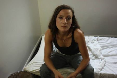 Behind the scenes of Tamzin Brown in The Divine Order.
