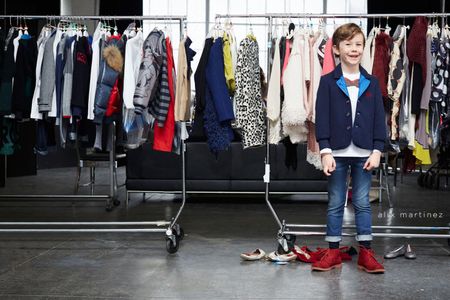 JP backstage for Vougue Bambini Petite Parade Fashion Show March 2013