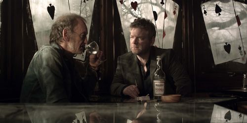 Kenneth Branagh and John McEnery in Wallander: Sidetracked (2008)