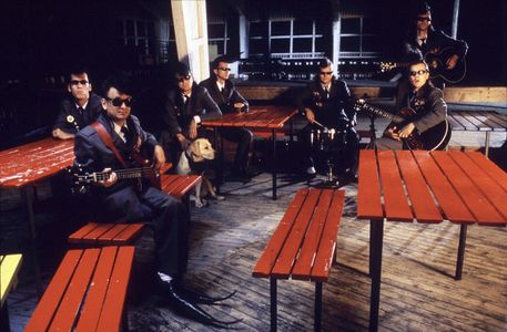 Sakke Järvenpää, Silu Seppälä, Mauri Sumén, Twist-Twist Erkinharju, Jore Marjaranta, and Leningrad Cowboys in Leningrad 