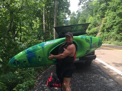Kayaking on the Ocoee River,Tn