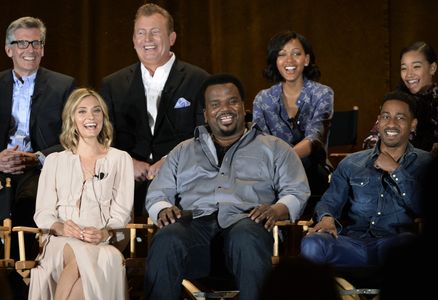 Mark Cullen, Robb Cullen, Meagan Good, Craig Robinson, and Amandla Stenberg
