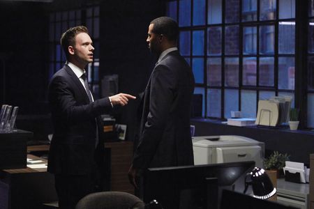 Patrick J. Adams and Jordan Johnson-Hinds in Suits (2011)