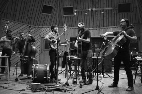 The Music, The Avett Brothers, Joe Kwon, Scott Avett, Bob Crawford, and Seth Avett in Another Day, Another Time: Celebra