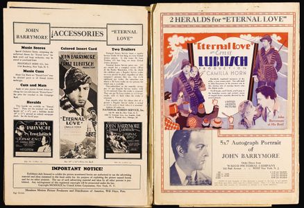 John Barrymore and Camilla Horn in Eternal Love (1929)