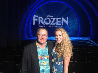 Opening night with John Lassetter