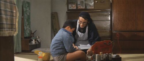 Hideyo Amamoto and Tomonori Yazaki in All Monsters Attack (1969)