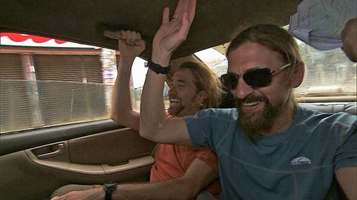 James Lomenzo and Mark Abbattista in The Amazing Race (2001)