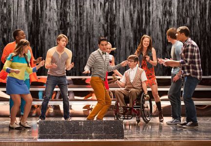 Darren Criss, Kevin McHale, Melissa Benoist, Jenna Ushkowitz, Chord Overstreet, Becca Tobin, Blake Jenner, Jacob Artist,