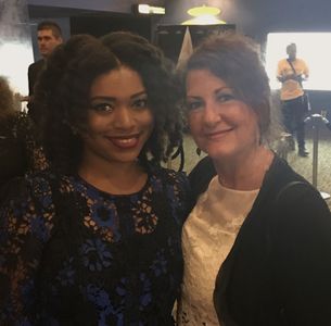 Director/writer Nijla Mu'min and Executive Producer Kristen McGary at the premiere of 