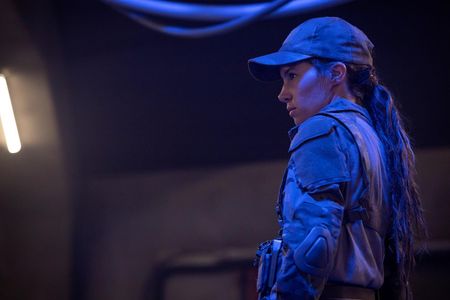Still of Katrina Risteska as 'Suarez' in Occupation Rainfall